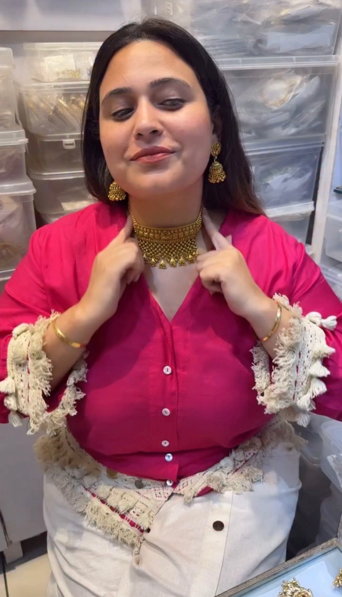 Gold Choker Set