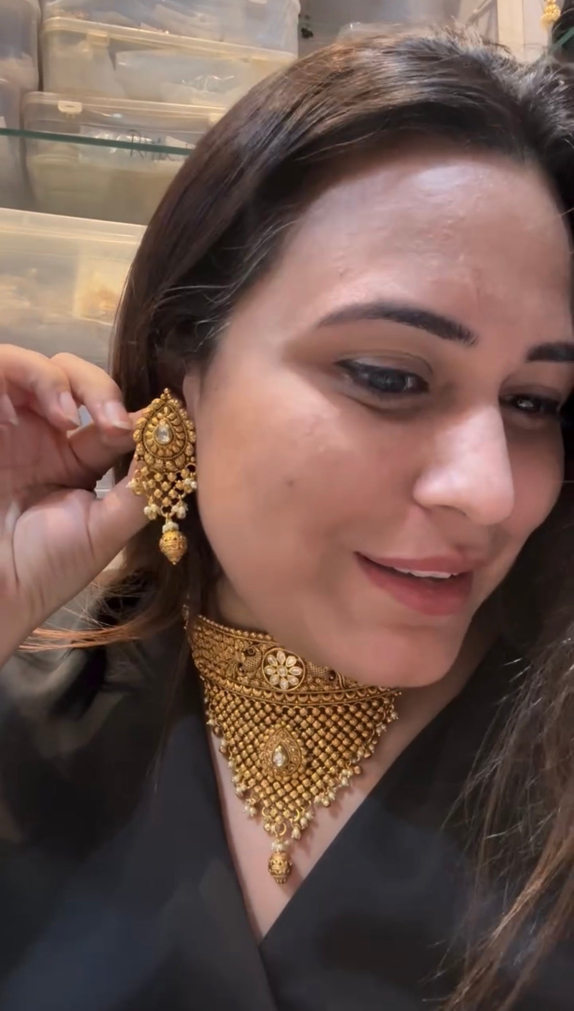 Gold Choker Set