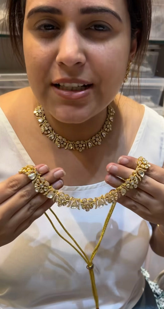 Moissanite Necklace Set