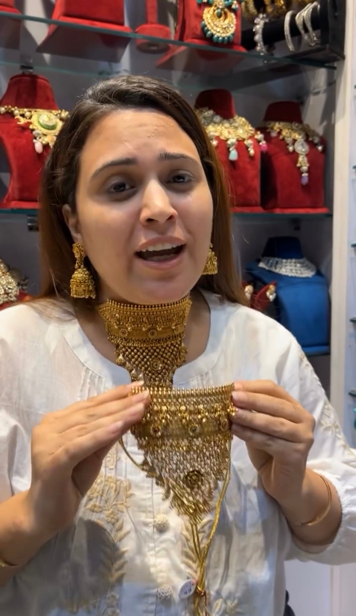 Gold Choker Set