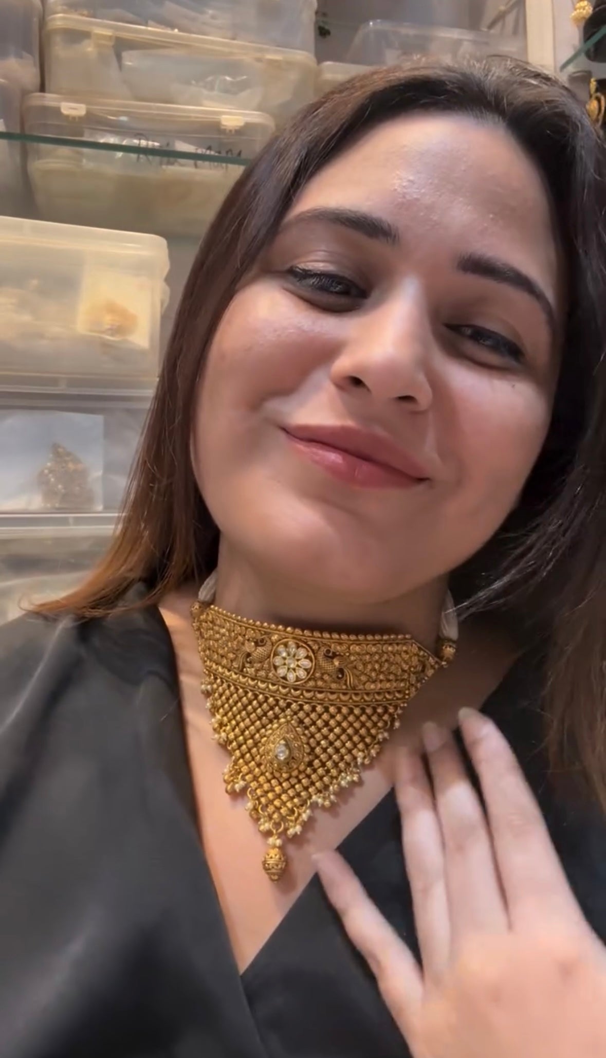 Gold Choker Set
