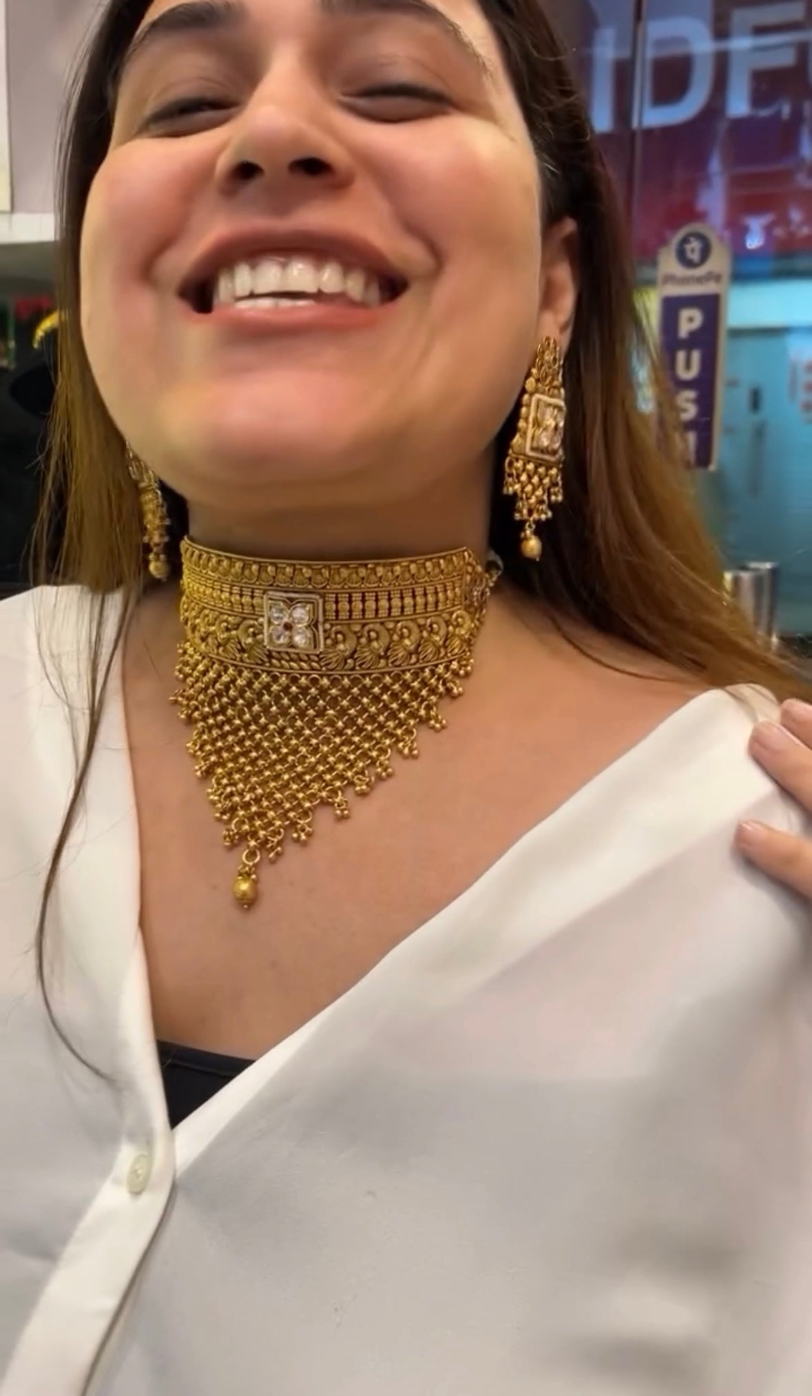 Gold Choker Set