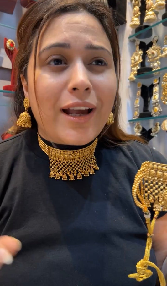 Gold Choker Set