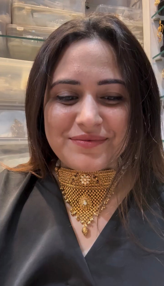 Gold Choker Set