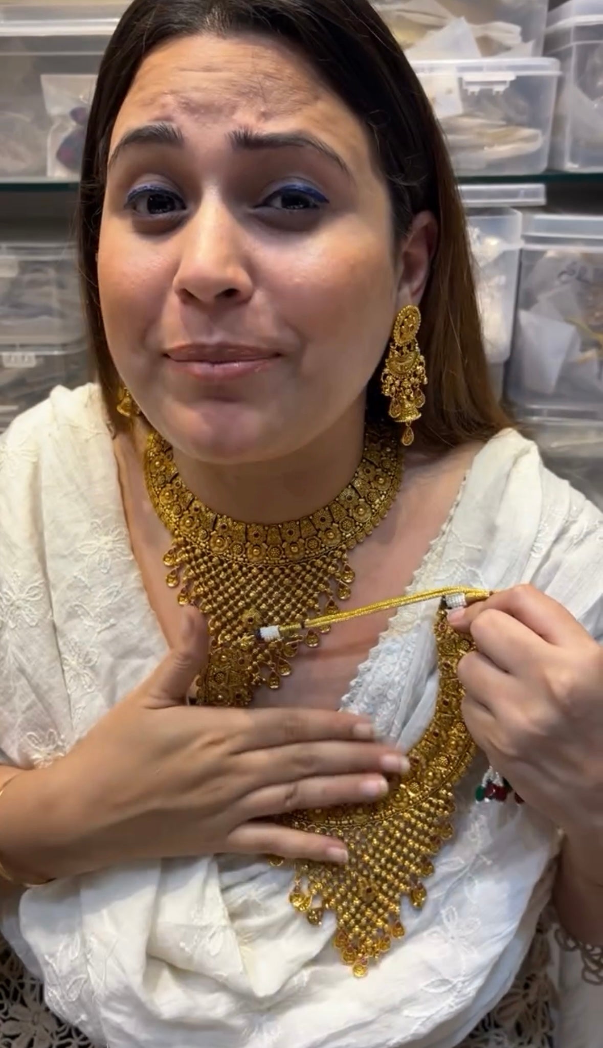Gold Choker Set